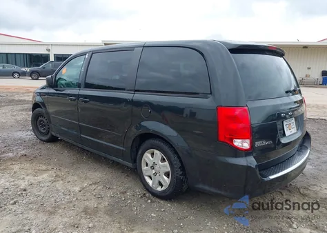 2012 Dodge Grand Caravan Se/Avp z USA, uszkodzony, nr VIN 2C4RDGBG5CR131093